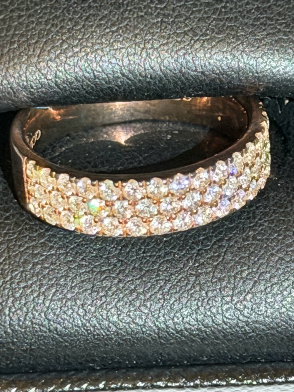Macy’s 14K rose gold-over-sterling silver ring - Size 8